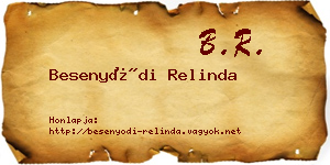 Besenyődi Relinda névjegykártya